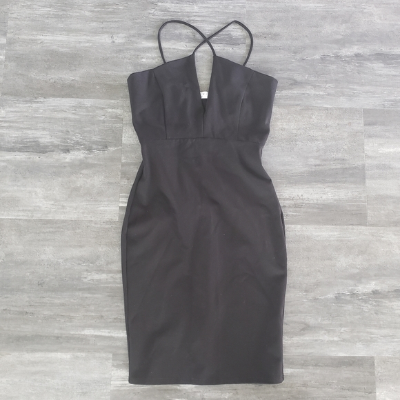 Blue Blush Dresses | Black Cross Strapped Blue Blush Midi | Color: Black | Size: M | Pm-34465507's Closet Blue Blush Dresses | Black Cross Strapped Blue Blush Midi | Color: Black | Size: M | Pm-34465507's Closet